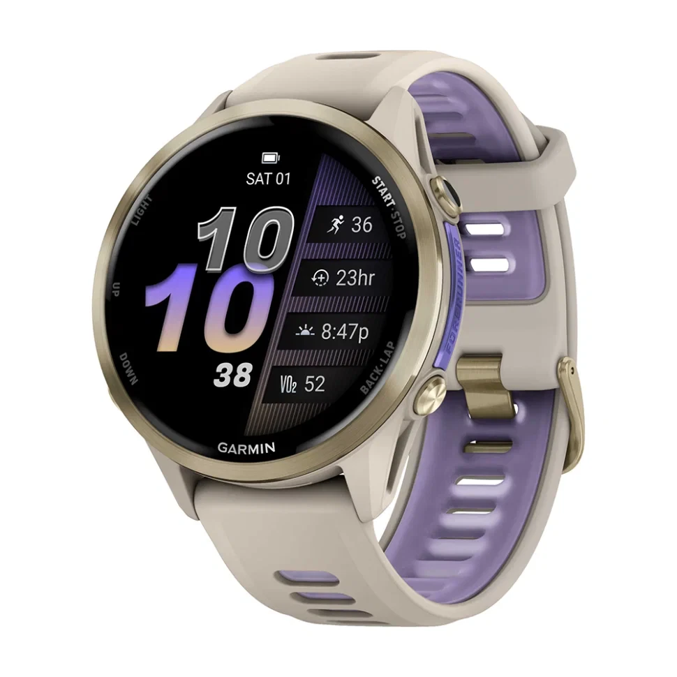 Garmin Forerunner 970 47 мм Titanium Золотой / Серый, Gold Titanium Grey