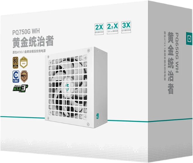 Блок питания 750W Deepcool Gamerstorm PQ750G WH