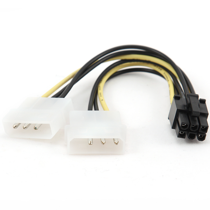 Переходник питания Molex x2-->6pin PCI-E (Cablexpert CC-PSU-6)