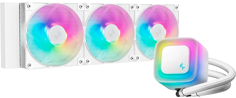 Водяное охлаждение DeepCool LE360 WH V2