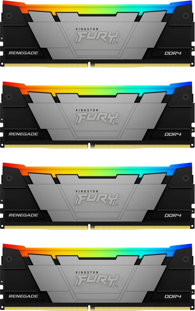 Модуль памяти DDR4 32Gb (4x8Gb Kit) Kingston 3200 Fury Renegade KF432C16RB2AK4/32