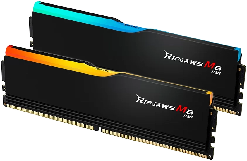 Модуль памяти DDR5 32Gb (2x16Gb Kit) G.Skill 6000 Ripjaws M5 RGB F5-6000J3636F16GX2-RM5RK