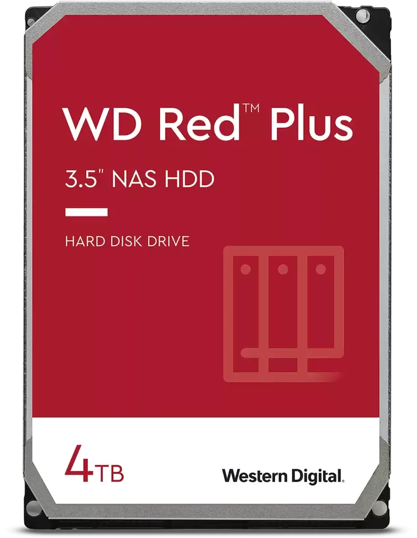 Жесткий диск 4000Gb WD Red Plus WD40EFPX