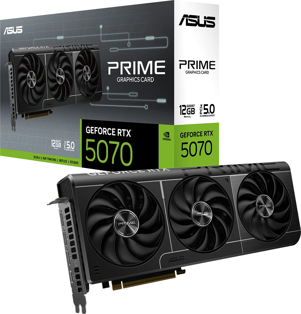 Видеокарта GeForce RTX 5070 12Gb Asus PRIME-RTX5070-12G