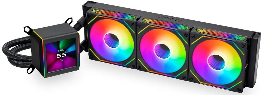 Водяное охлаждение Lian Li Galahad II LCD SL-INF 360 Black G89.GA2ALCD36INB.R0