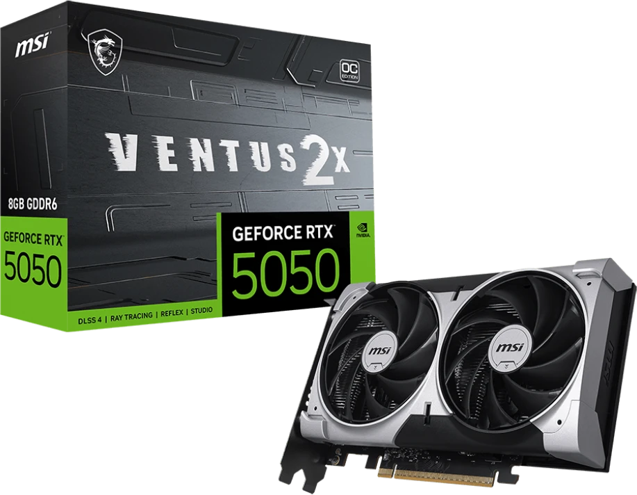 Видеокарта GeForce RTX 5050 8Gb MSI Ventus 2X OC