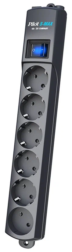 Сетевой фильтр 1,8м Pilot S-Max Graphite