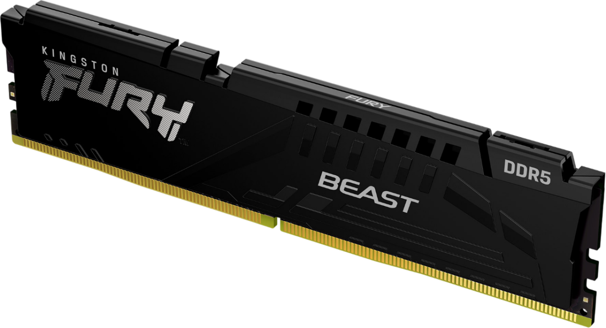 Модуль памяти DDR5 16Gb Kingston 5200 Fury Beast KF552C40BB-16