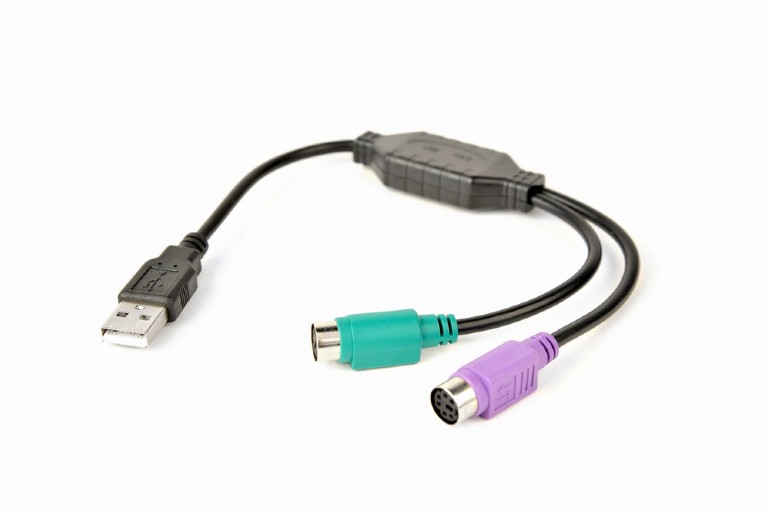 Переходник USB-->PS/2 Cablexpert UAPS12-BK