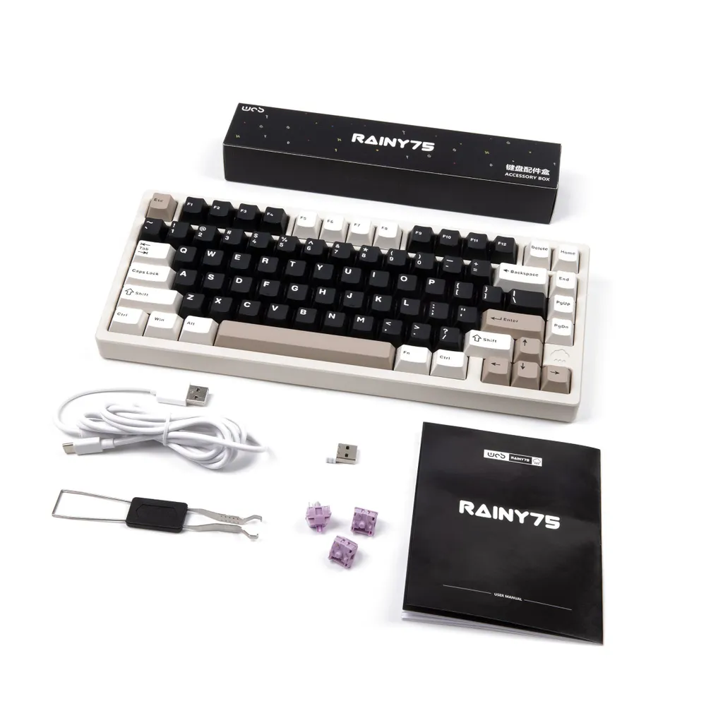 Клавиатура Wobkey Rainy75 Standard NightDark