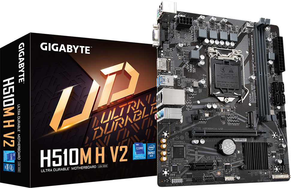 Материнская плата 1200 Gigabyte H510M H V2