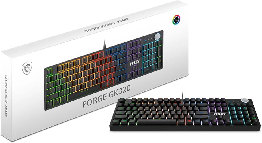 Клавиатура MSI Forge GK320 Red