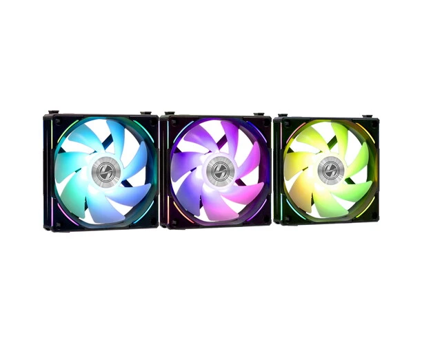 Вентилятор для корпуса 120mm Lian Li UNI FAN AL120 V2 Black UF-AL120V2-3B (3 in 1)