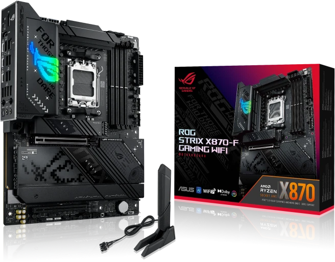 Материнская плата AM5 Asus X870-F ROG Strix Gaming WIFI