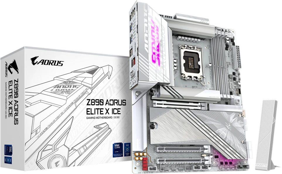Материнская плата 1851 Gigabyte Z890 Aorus Elite X ICE