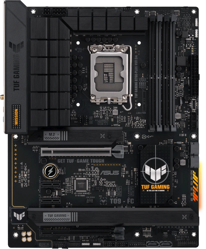 Материнская плата 1700 Asus B760-PLUS TUF Gaming WIFI D4