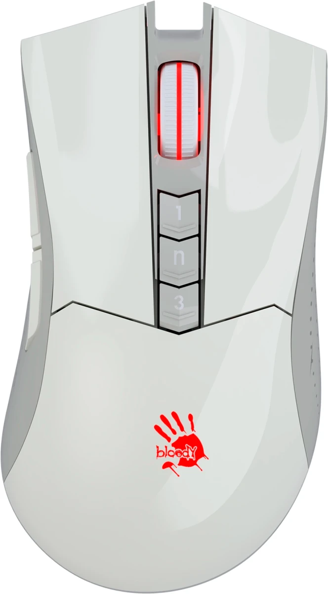Мышь A4Tech Bloody R90 Plus Greuish White