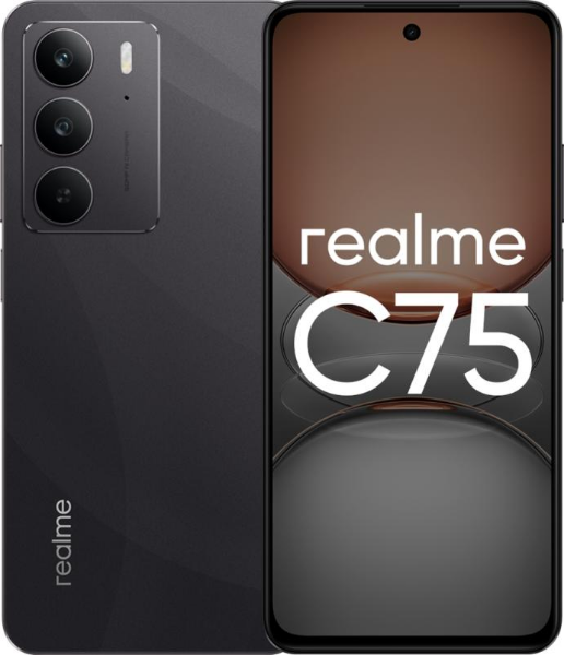 Realme C75 8/256Gb Черный NFC RU