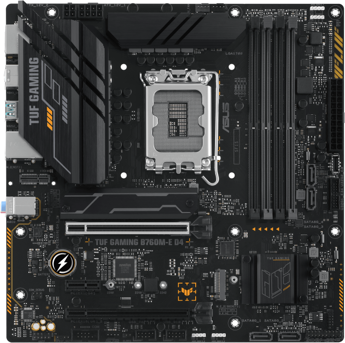 Материнская плата 1700 Asus B760M-E TUF Gaming D4