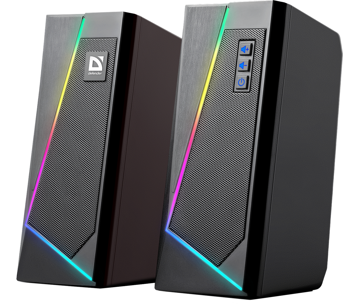 Колонки 2.0 Defender Solar BT/LIGHT