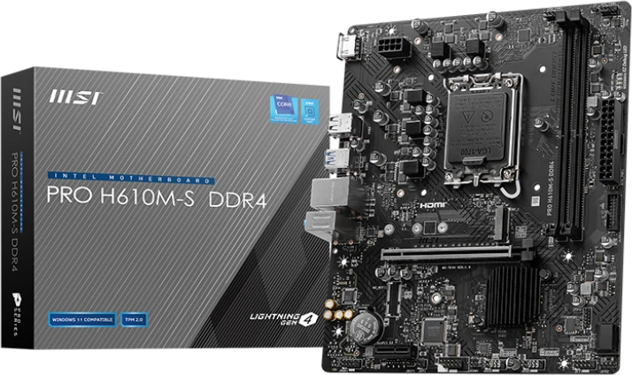 Материнская плата 1700 MSI H610M-S PRO DDR4
