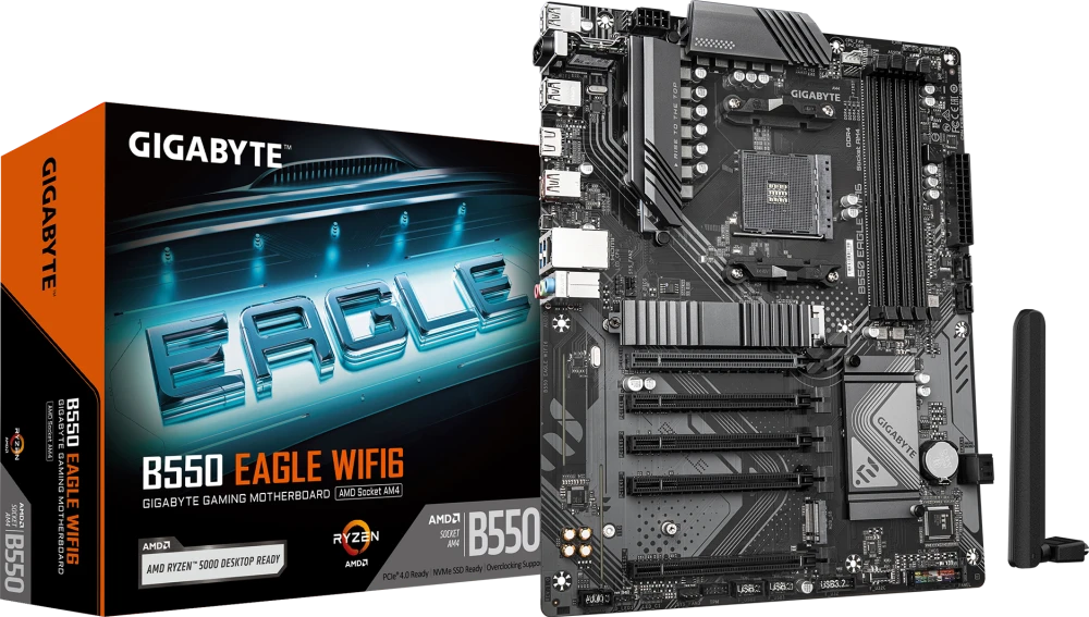 Материнская плата AM4 Gigabyte B550 Eagle WIFI6