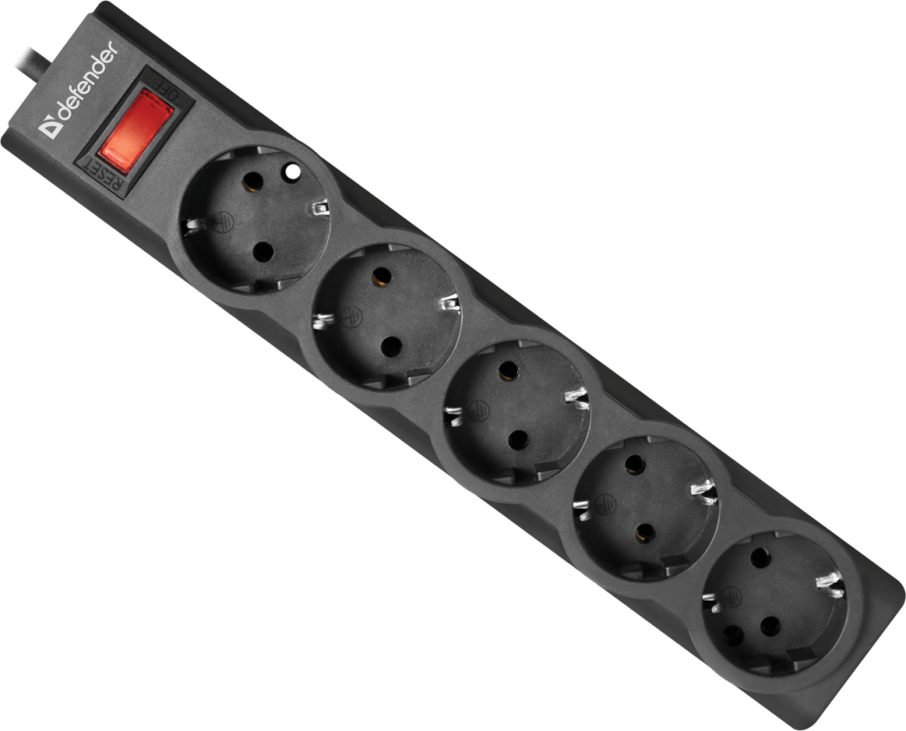 Сетевой фильтр 5м Defender ES Largo 5 (99499)