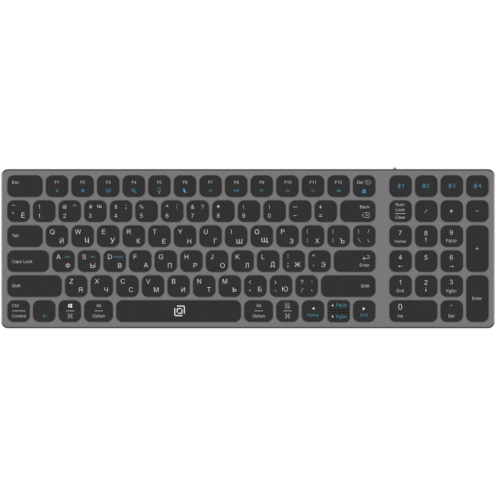 Клавиатура беспроводная Oklick K767W Black