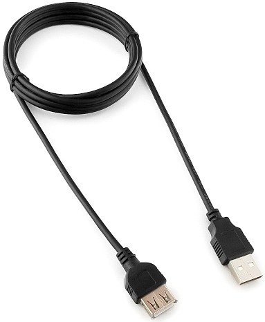 Кабель USB A-F 1,8m удлинитель Cablexpert CC-USB2-AMAF-6B