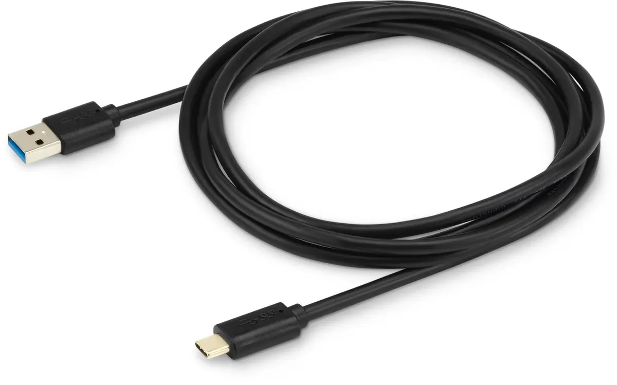 Кабель USB A-C 1.8m Buro USB-TPC-1.8 Black