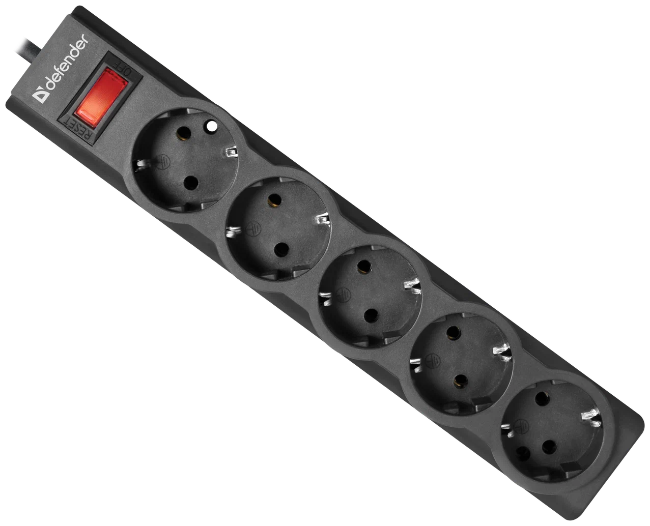 Сетевой фильтр 1,8м Defender ES Largo 5 (99497)