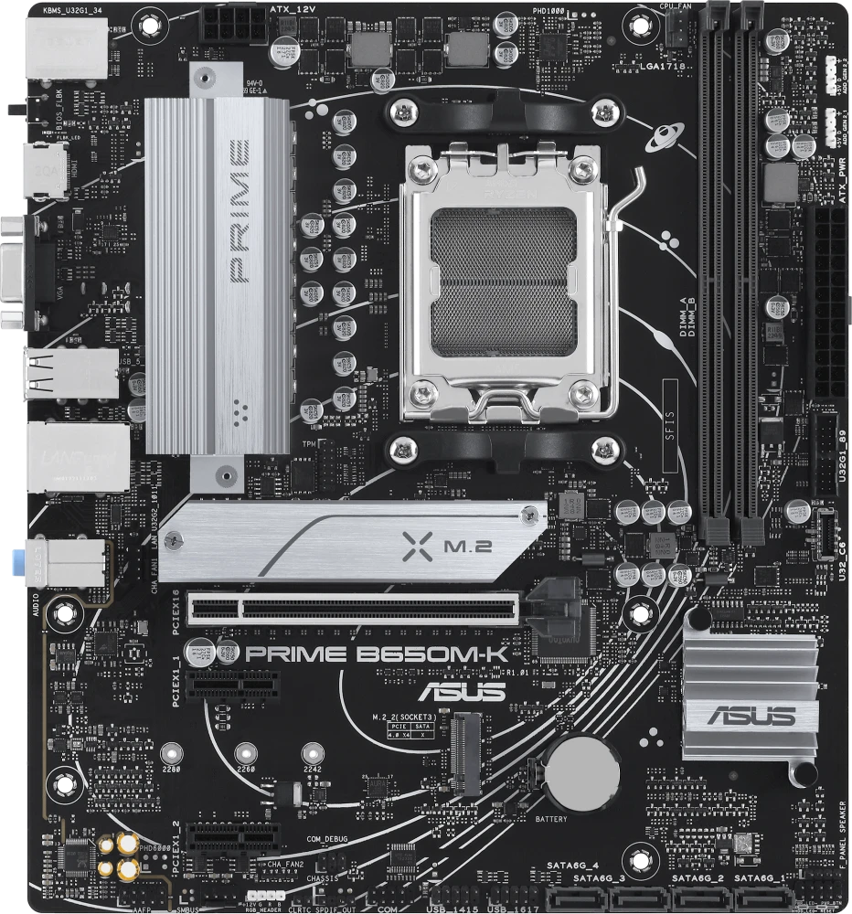 Материнская плата AM5 Asus B650M-K Prime