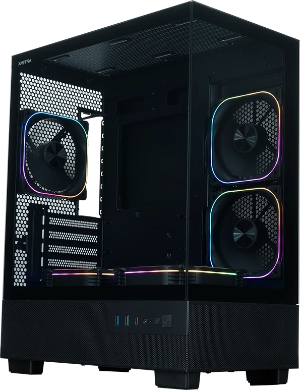 Корпус Xastra Q400M 5ARGB-FG-C6-UC Black