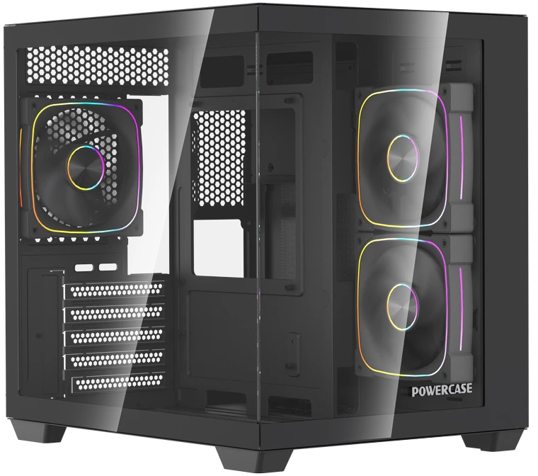 Корпус Powercase Vision Micro M5CB (CVMM5CHB-A3)